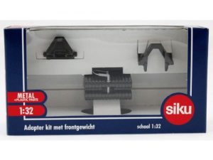 Siku, Adapter kit met frontgewicht antraciet, 1:32