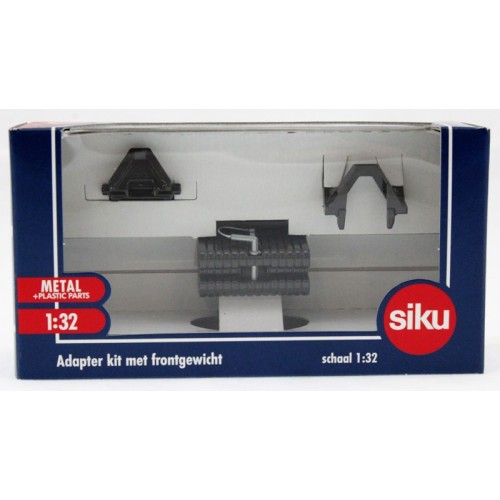 Siku, Adapter kit met frontgewicht antraciet, 1:32