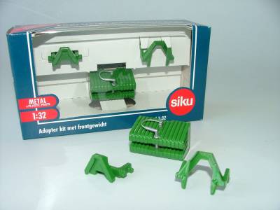 Siku, Adapter kit met frontgewicht groen, 1:32