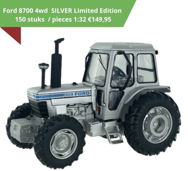 Britains, Ford , BR43409 silver ,modeltractor, 1:32