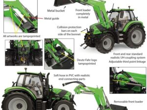 Universal Hobbies, Deutz-Fahr , UH6859, modeltractor, Limited Edition , 1:32