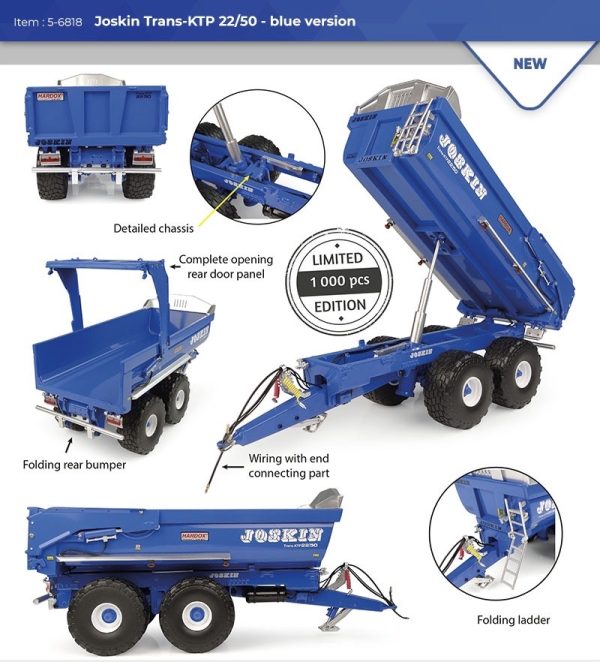 Universal Hobbies, Joskin , UH6818, Werktuigen, 1:32
