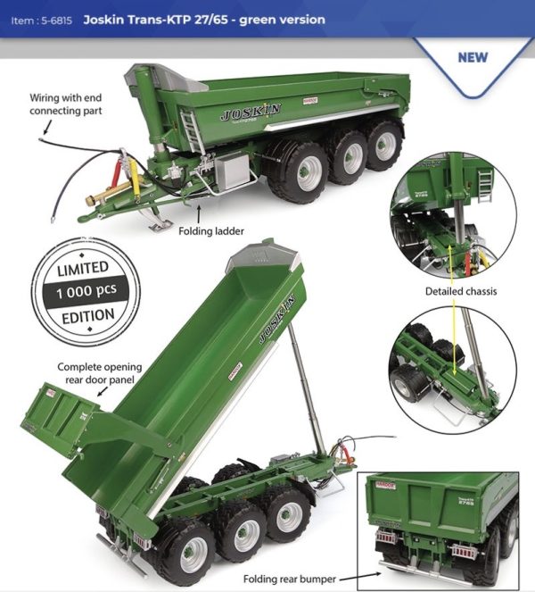 Universal Hobbies, Joskin , UH6815, Werktuigen, 1:32