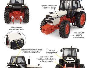 Universal Hobbies, David Brown , UH6753 modeltractor, 1:32