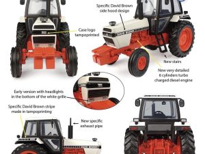 Universal Hobbies, David Brown , UH6754, modeltractor, 1:32