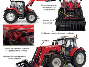 Universal Hobbies, Massey Ferguson , UH6603, modeltractor, 1:32