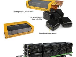 Universal Hobbies, , UH6882, silage bales Black , 1:32