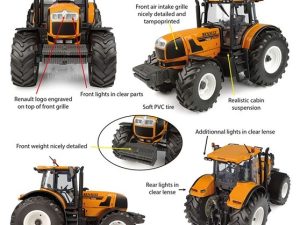 Universal Hobbies, RENAULT, UH6827, modeltractor, 1:32