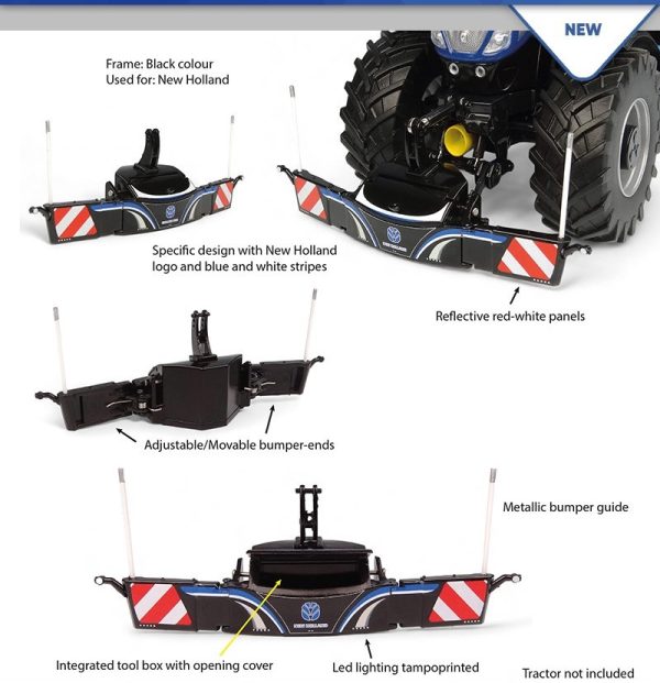 Universal Hobbies, New Holland , UH6685, Tractorbumper , 1:32