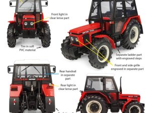 Universal Hobbies, Zetor , UH6720, modeltractor, Limited Edition , 1:32